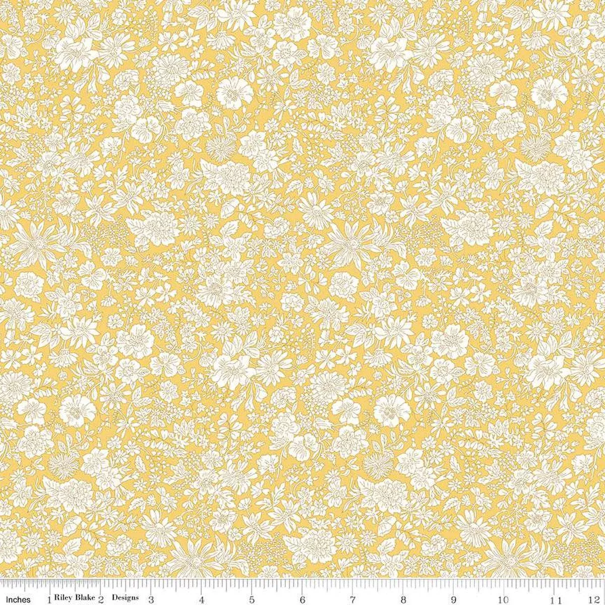 01666401A SUNSHINE YELLOW EMILY BELLE || LIBERTY FABRICS