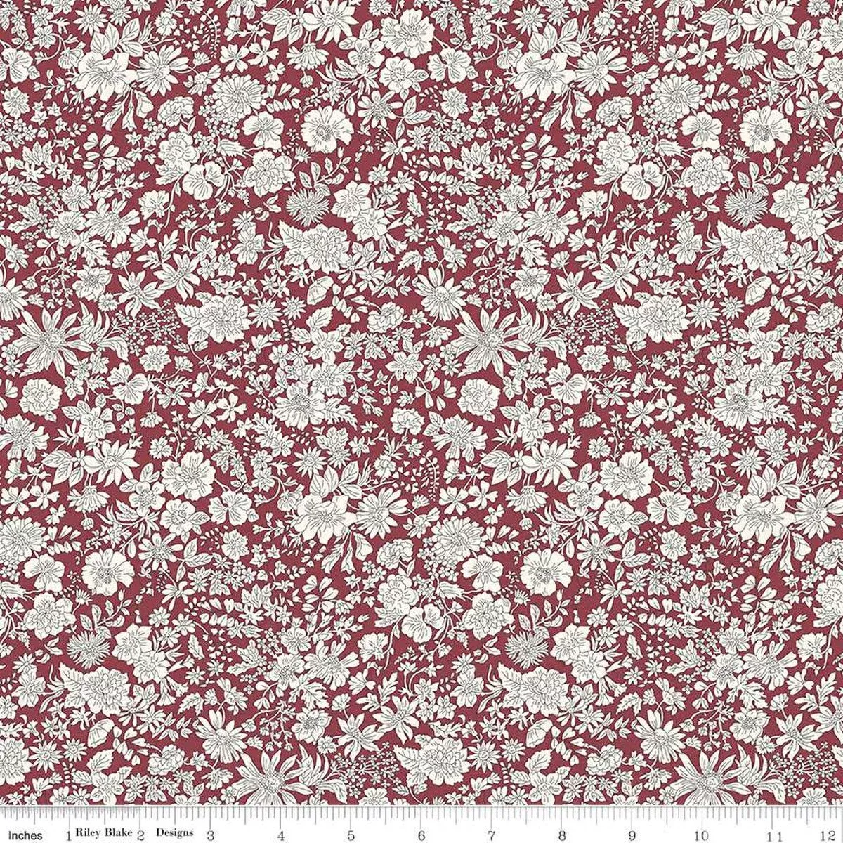 01666435A CLARET EMILY BELLE || LIBERTY FABRICS