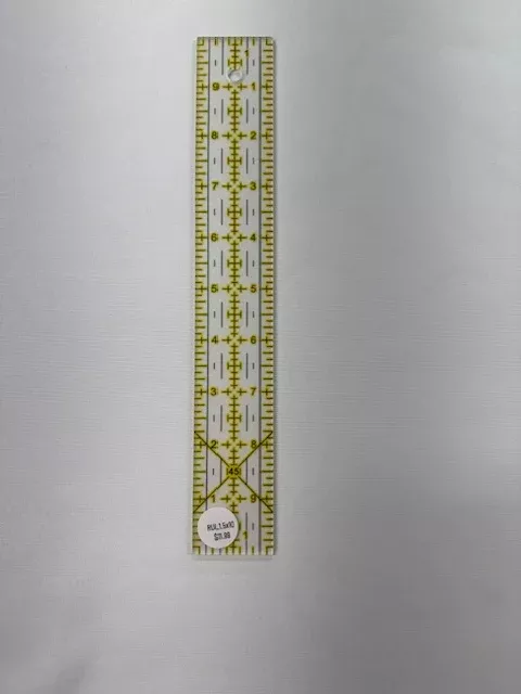 1.5"x10" Non slip Ruler
