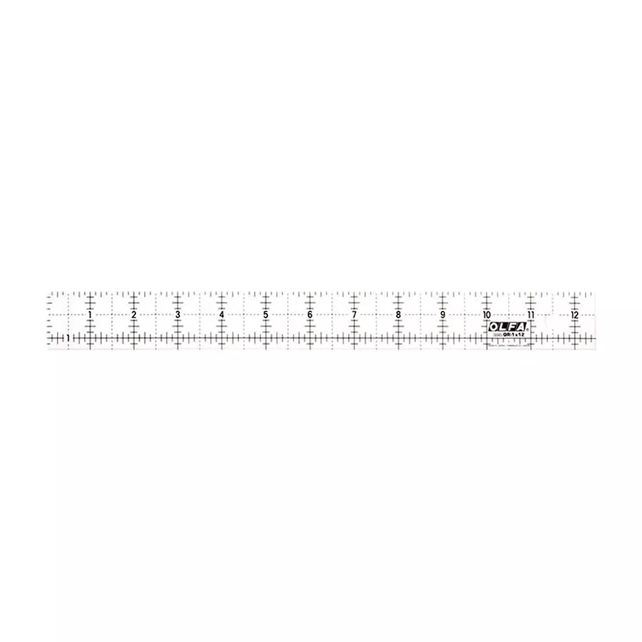 1″ X 12″ Frosted RulerOlfa #1071831
