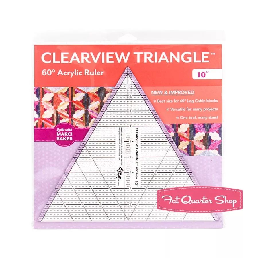 10″ Clearview Triangle RulerC&T Publishing #20329