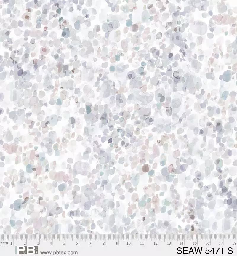 108" Wide Backing- Sea Glass - Pebble