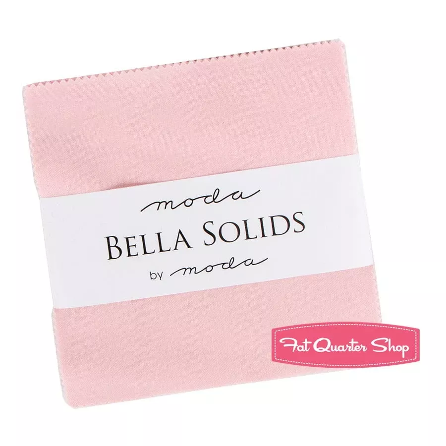 3 Sisters Pink Bella Solids Charm Pack SKU# 9900PP-145