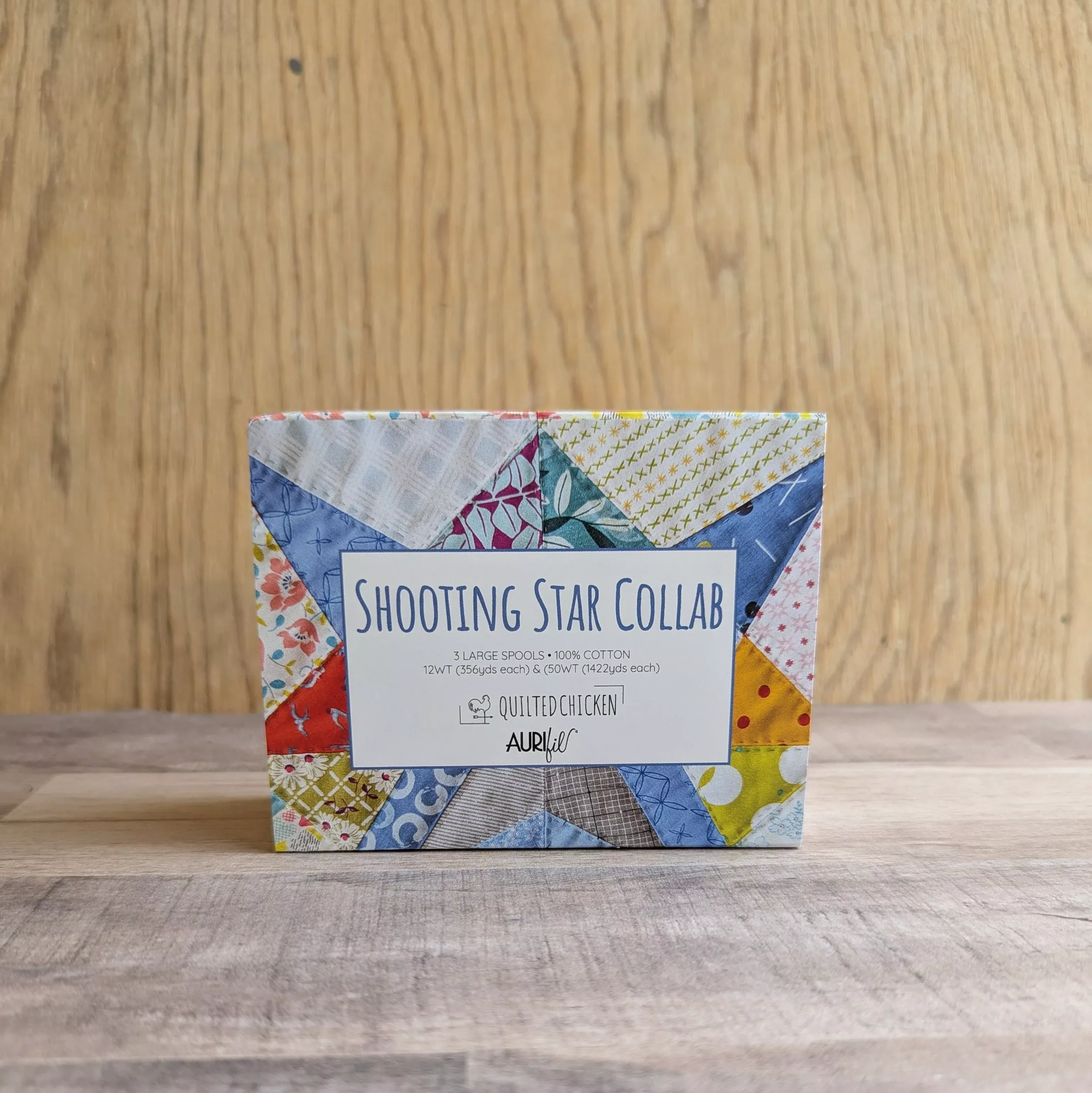 Aurifil | Quilted Chicken | Shooting Star Colab | 12wt and 50wt | TM3LS043