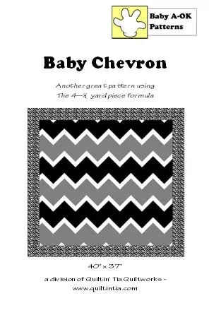 Baby Chevron Quilt Pattern by A-OK Patterns