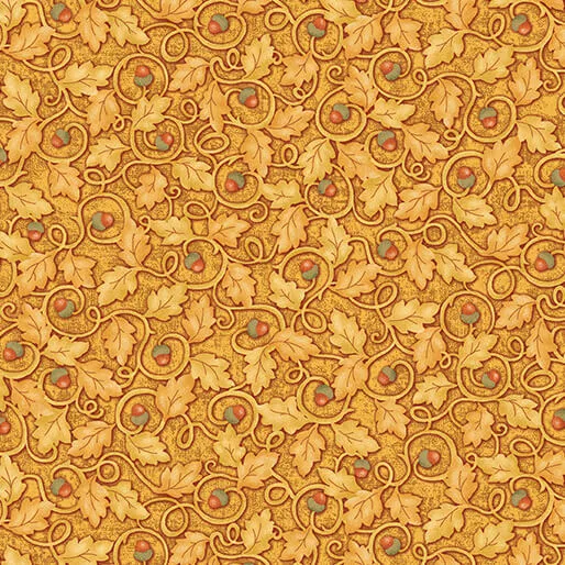 Benartex - Acorns Gold (Wander Lane II) 13652-30