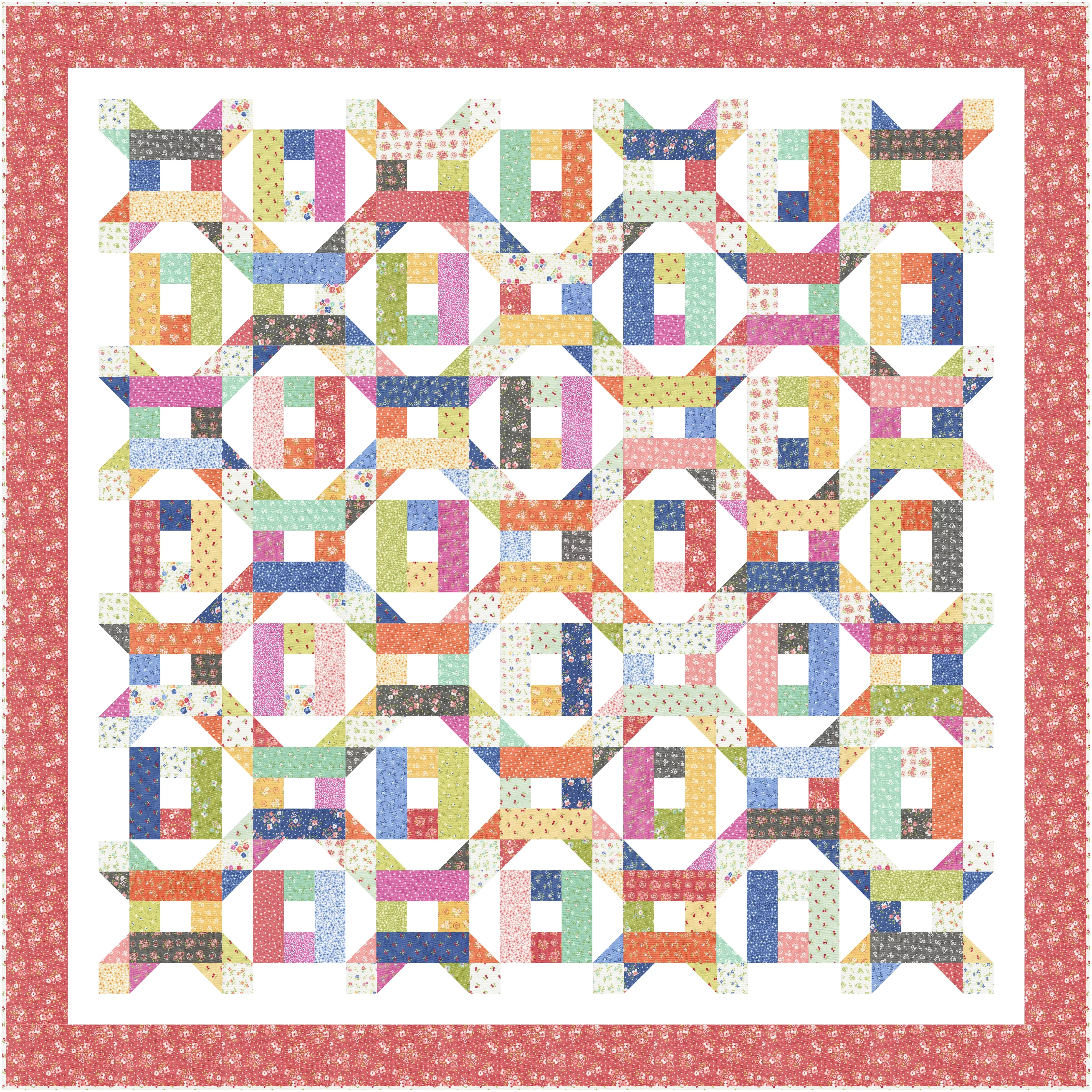 Cali & Co Jelly Roll Jackpot Precut Friendly Pattern