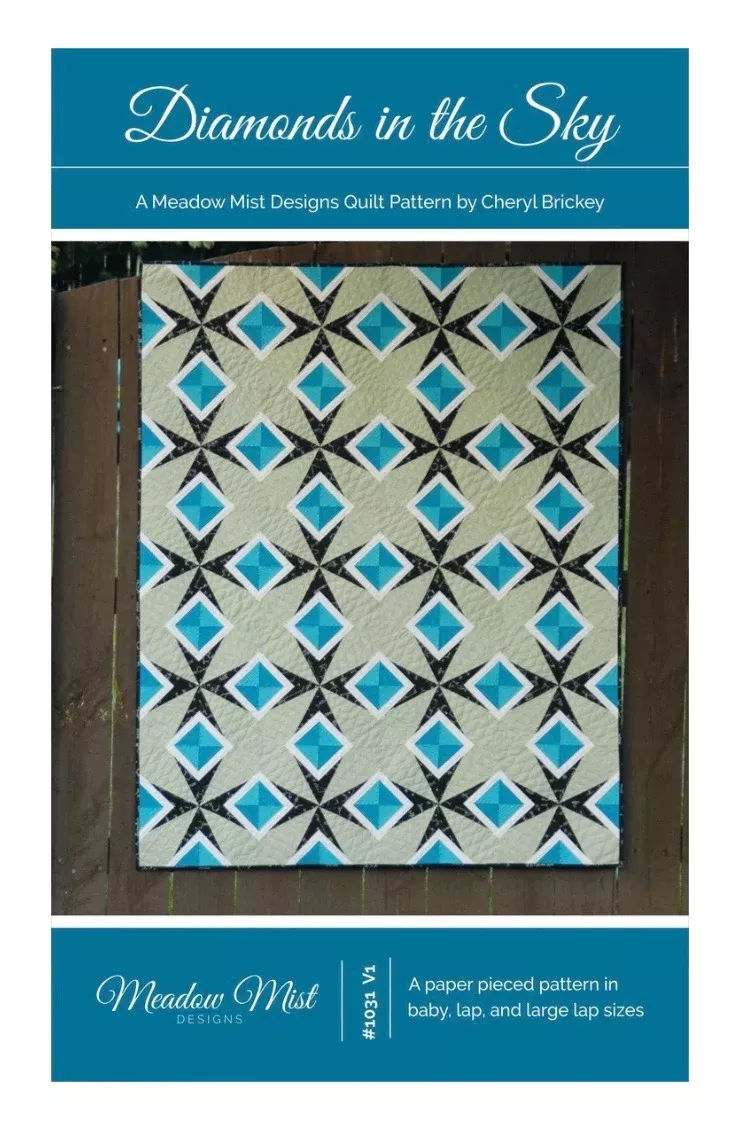 Diamonds in the Sky Pattern by Meadow Mist Designs