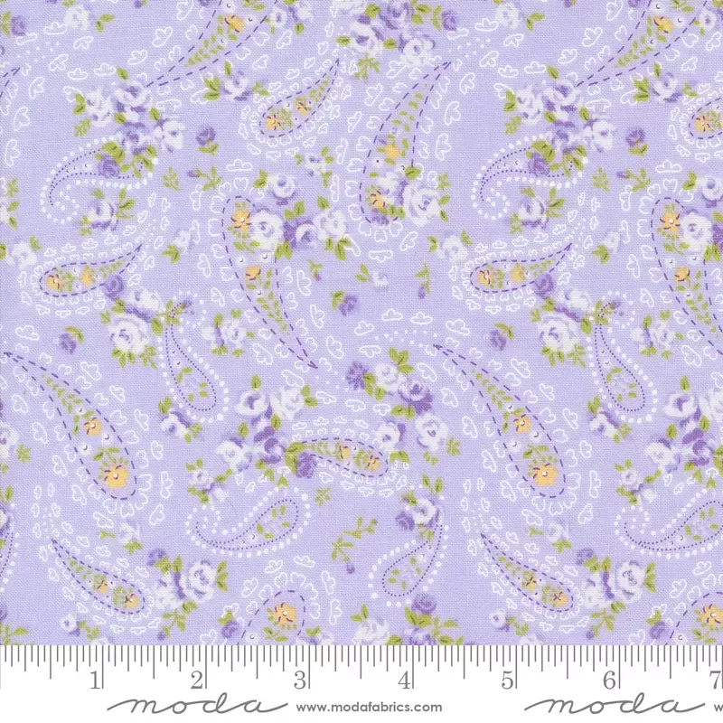 Georgia – Mauve Paisley