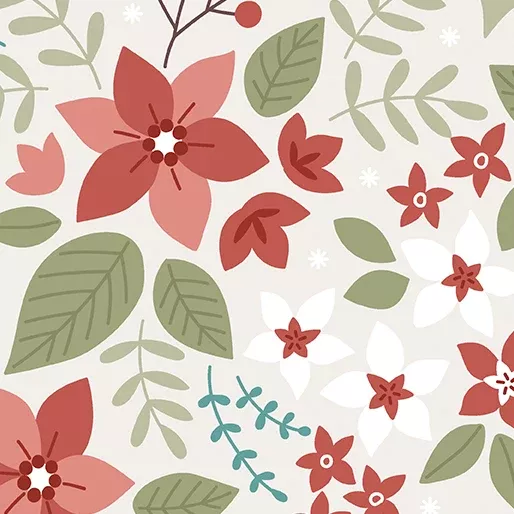 "Holly & Hearth" Holly Birch Wideback by SHELLEY CAVANNA for Benartex
