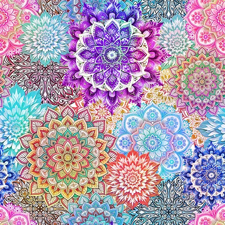 Lush Petals – Mandala