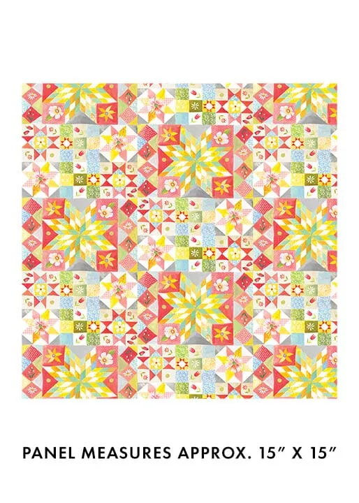 "A Prairie Heart" Heirloom Quilt Multi by Katie Daisy for Benartex